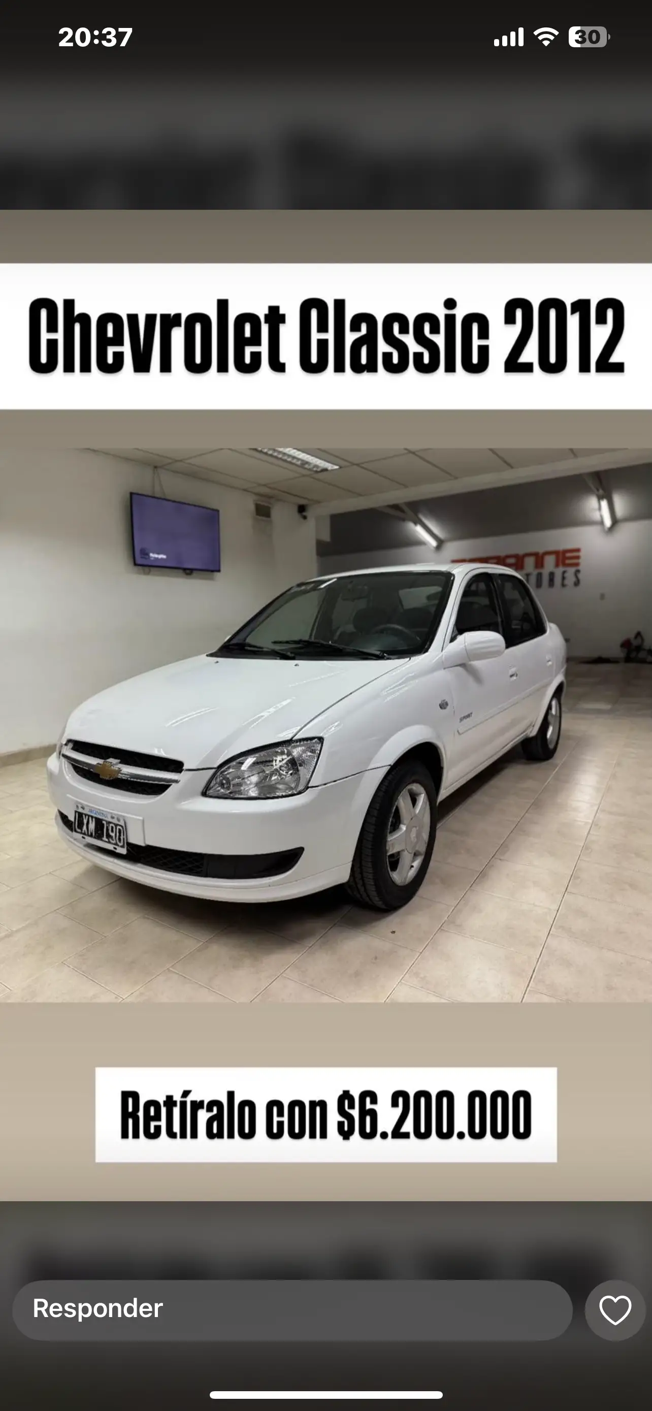 Chevrolet Classic lt spirit en venta en Coronel Suárez
